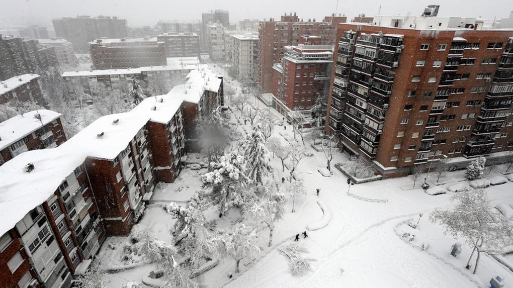 Nevasca na Espanha