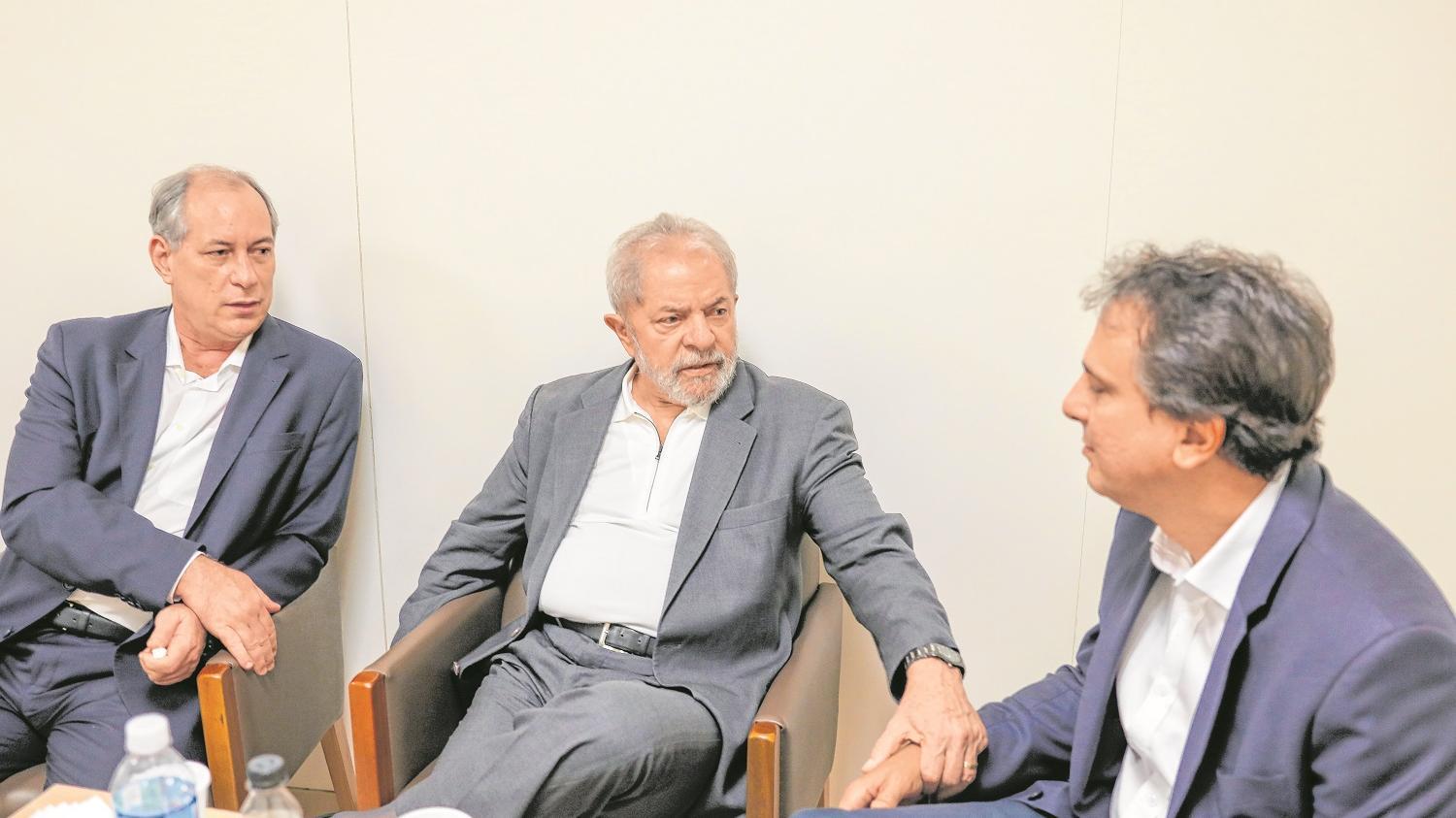 Ciro, Lula e Camilo