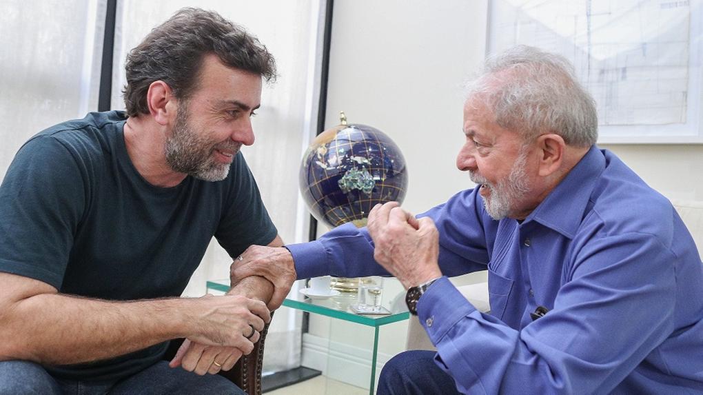 Freixo e Lula conversam