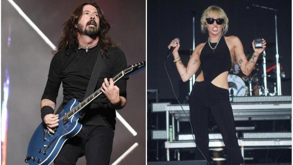 Foo Fighters e Miley Cyrus