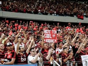Torcida do Flamengo na Arena Castelão