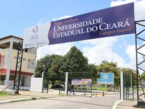 Fachada da Universidade Estadual do Ceará (Uece)
