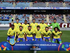 Seleção Brasileira posa para foto oficial