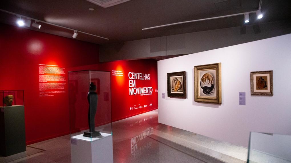 Exposição Centelhas em Movimento, composta por parte da Coleção Igor Queiroz Barroso, é destaque entre as novas mostras que ocupam o Espaço Cultural Unifor