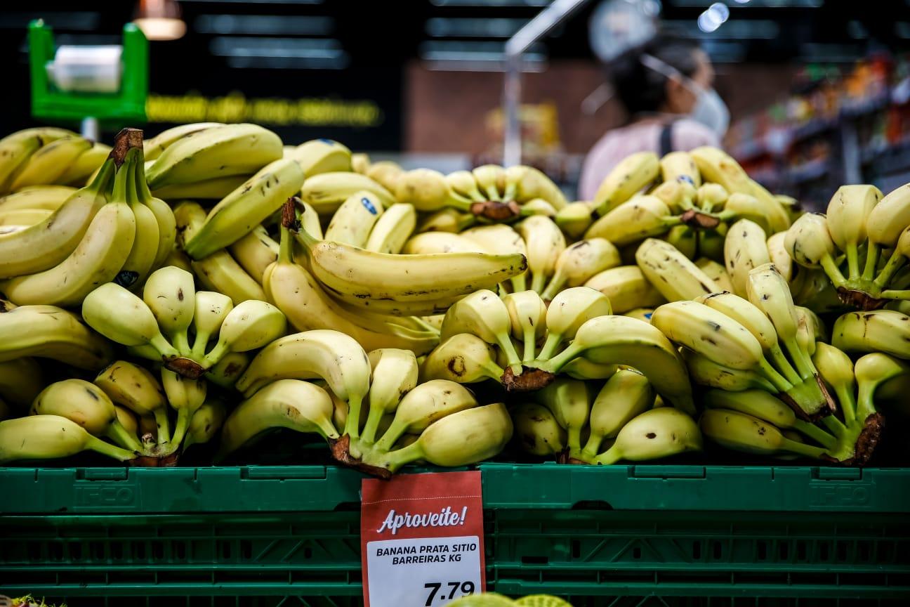 banana venda supermercado