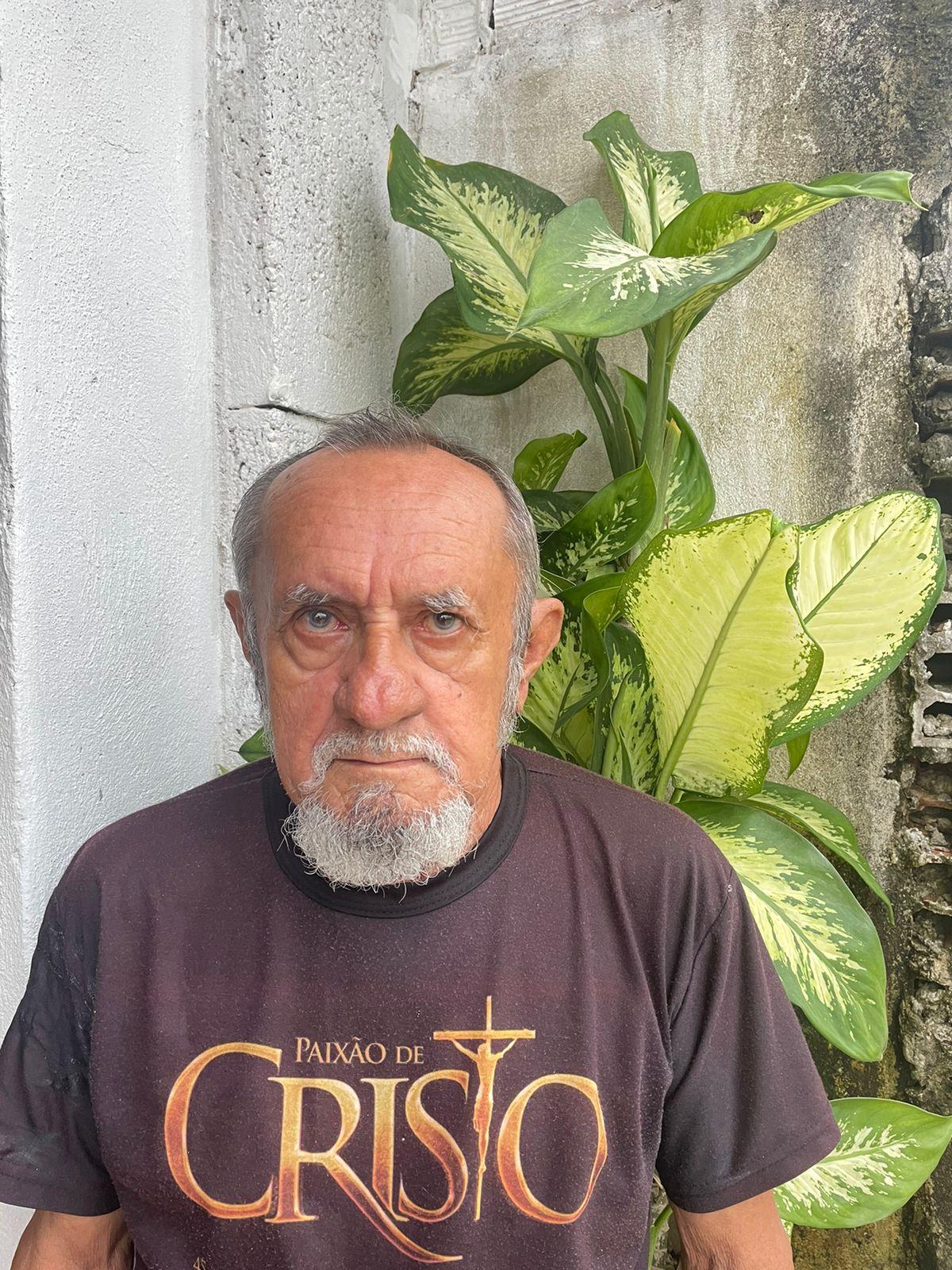Celso Soares, 74, participa da Paixão de Cristo desde a primeira edição