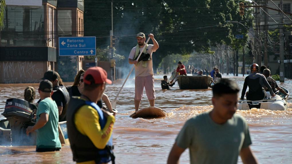 Diversos municípios do Rio Grande do Sul foram atingidos pela enchente, incluindo Porto Alegre