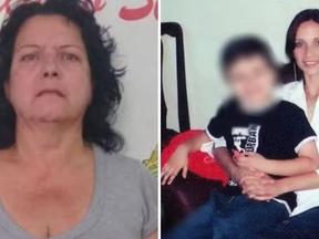 Montagem de mãe que matou filha no Paraná