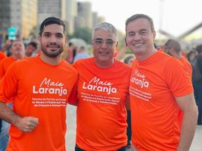 André Fernandes (PL), Eduardo Girão (Novo) e Capitão Wagner (União) compõem a frente de candidaturas da direita em Fortaleza