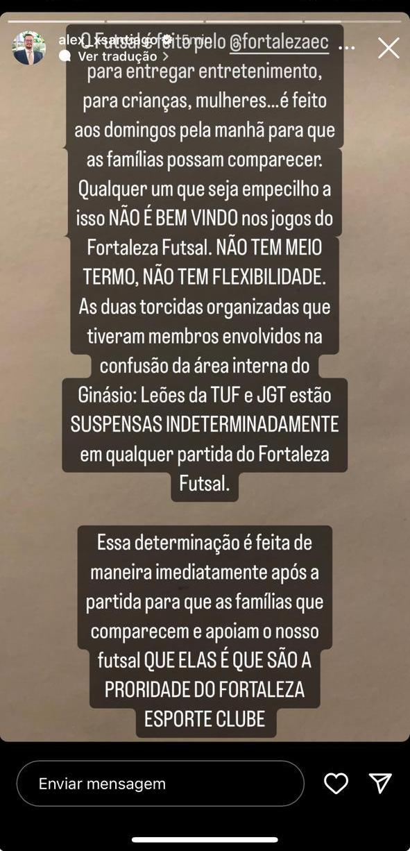 storie de alex santiago com texto