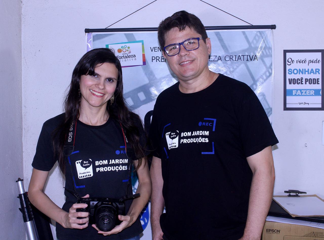 Gislândia Barros e Josenildo Nascimento, realizadores de 'Os Maluvidos'