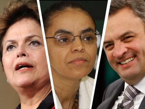 Dilma, Marina e Aécio aparecem melhores colocados na pesquisa CNI/Ibope
