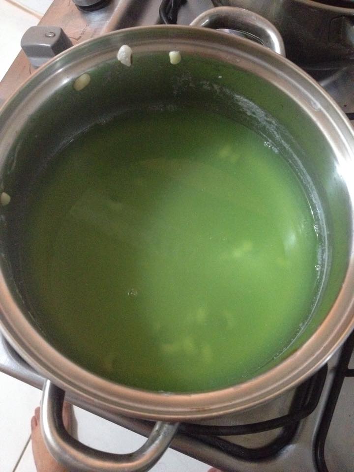 Feijão verde soltou tinta ao ser cozinhado