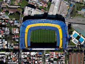 Imagem do estádio do Boca Juniors, La Bombonera