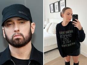 Eminem participou do casamento da filha Hailie Jade com o empresário Evan McClintock