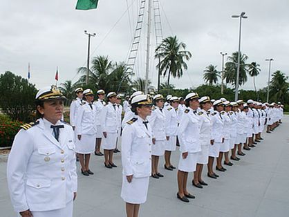 foto de mulheres da Marinha do Brasil