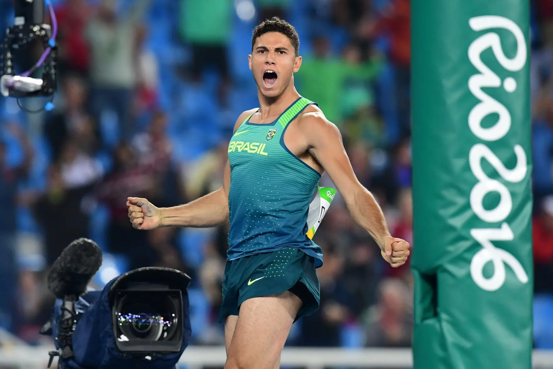 Thiago Braz, atleta de salto com vara