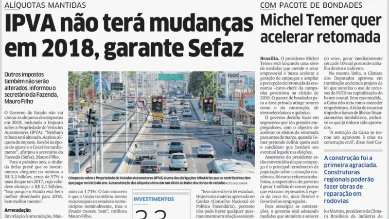 capa da noticia