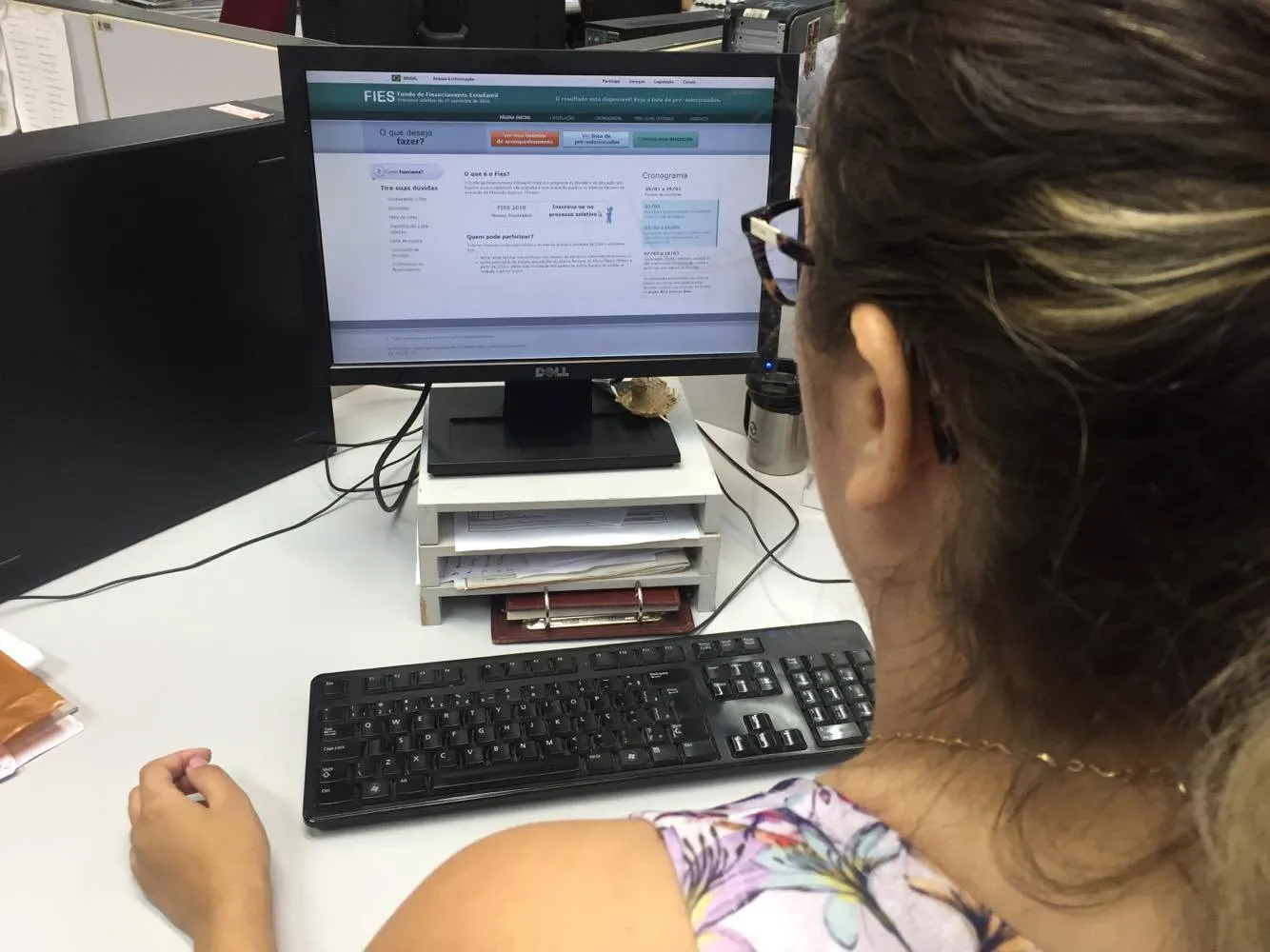 O Fies concede financiamento a estudantes em cursos superiores não gratuitos