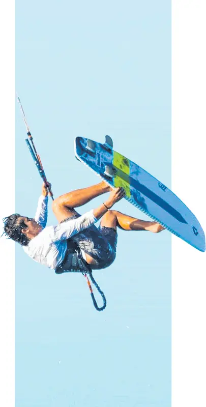 Imagem da notícia Pedro Matos largou o surfe para se destacar no kitesurfe