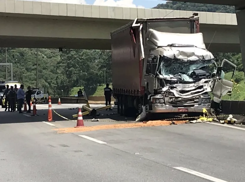 Motorista do caminhão, identificado como João Tomanchek, trabalhava para uma transportadora de Caxias do Sul (RS)