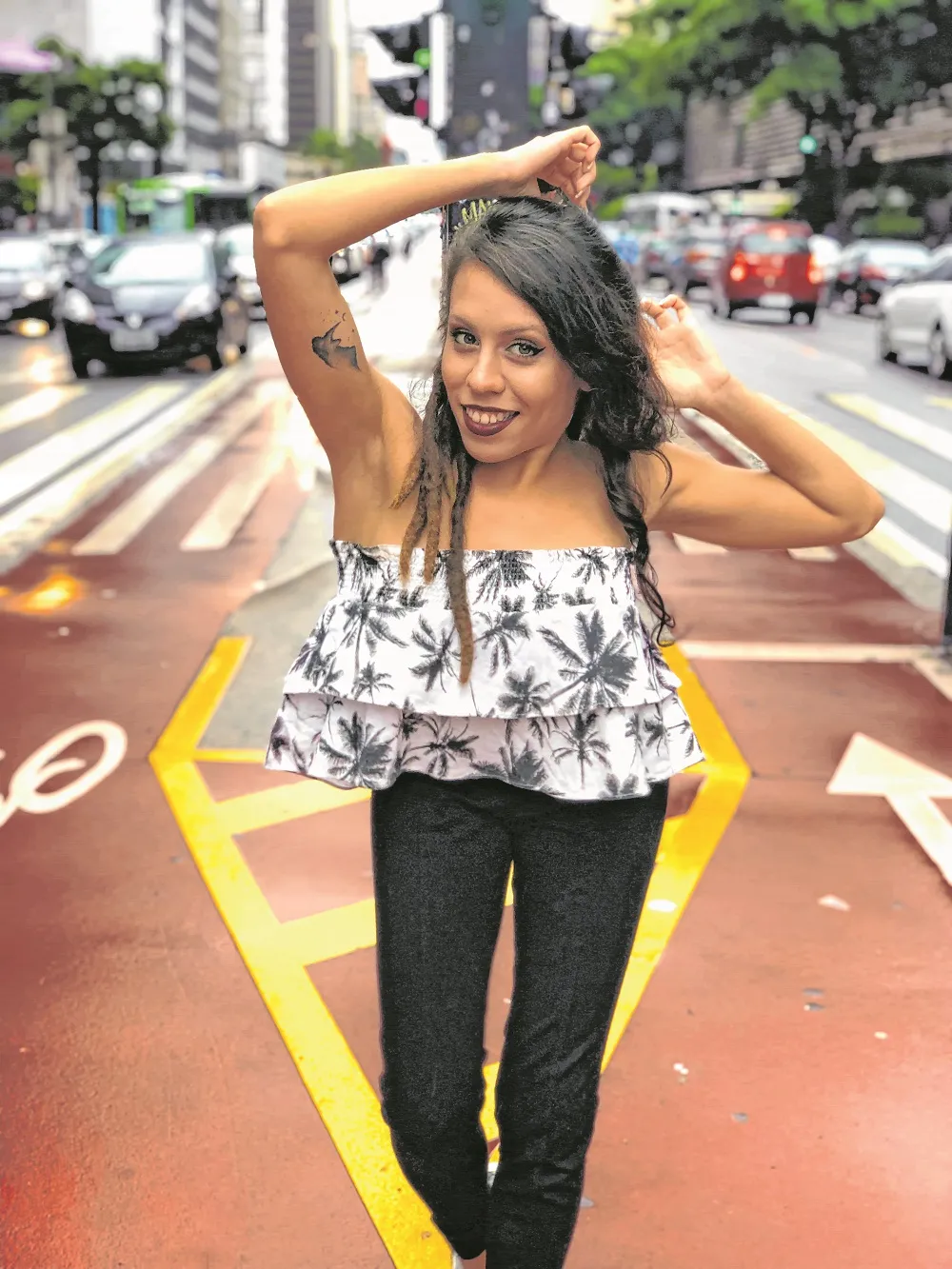 Jéssica descobriu seu corpo como forma de 