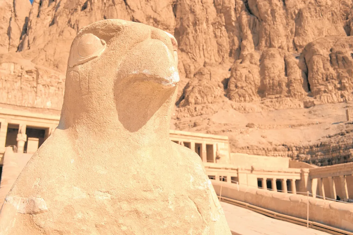 Templo de Hatshepsut, o mais bonito, na opinião de André Teixeira