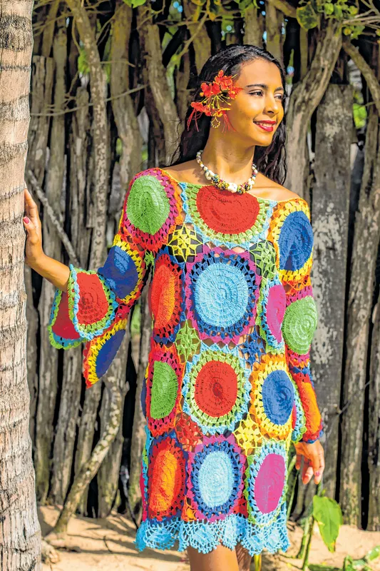 As redes sociais garantem a divulgação das peças produzidas pela Associação das Crocheteiras de Jericoacoara