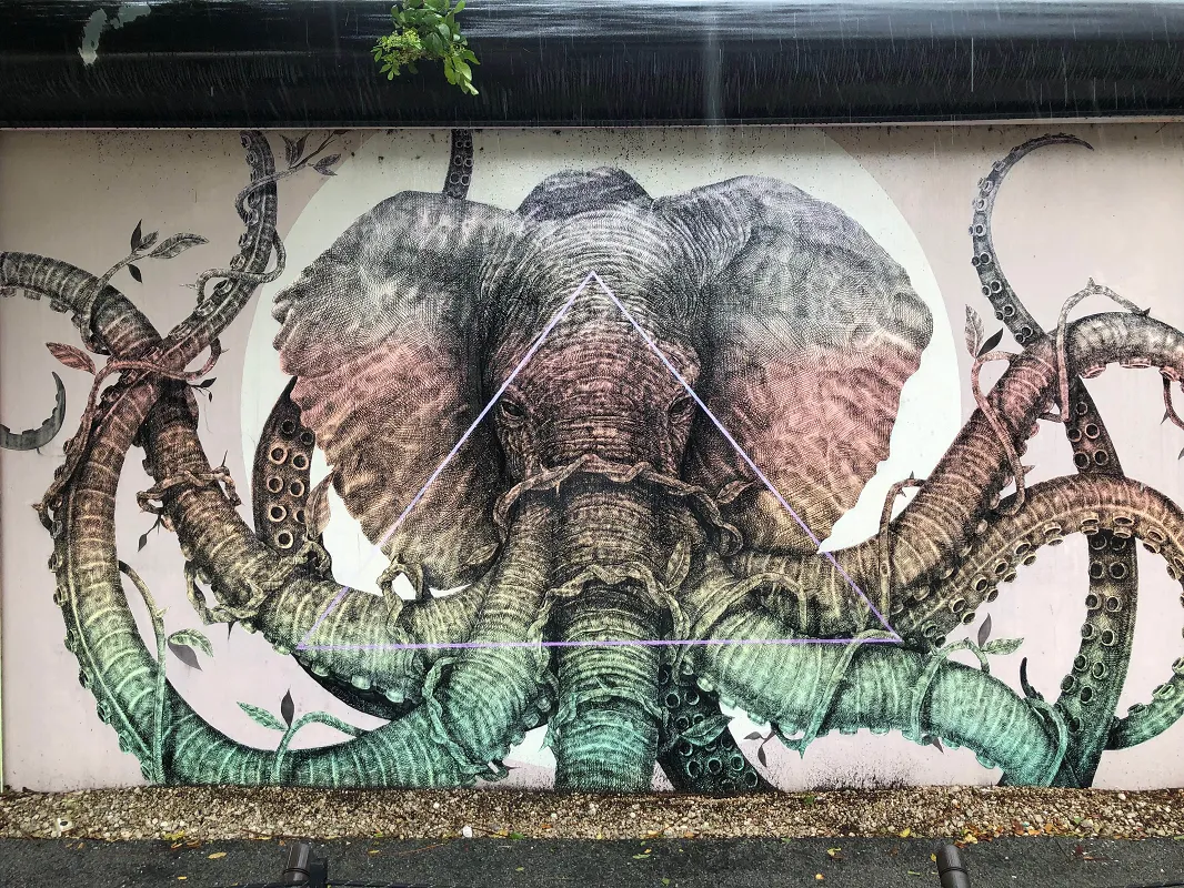 Muito além do sol, do clima quente e das opções de compras, Miami colore a paisagem com seus imensos grafites