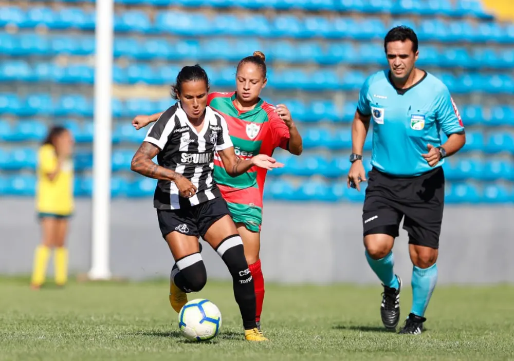 Imagem da notícia No sufoco, Ceará passa às quartas de finais no Brasileiro Feminino após perder para a Portuguesa