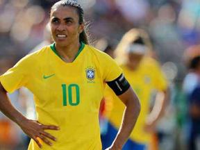Marta pela Seleção Brasileira