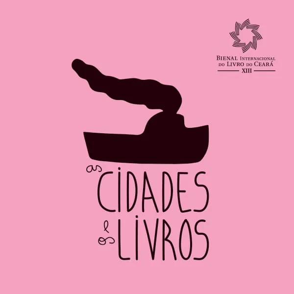 Selo da XIII Bienal Internacional do Livro do Ceará inspirada na obra 