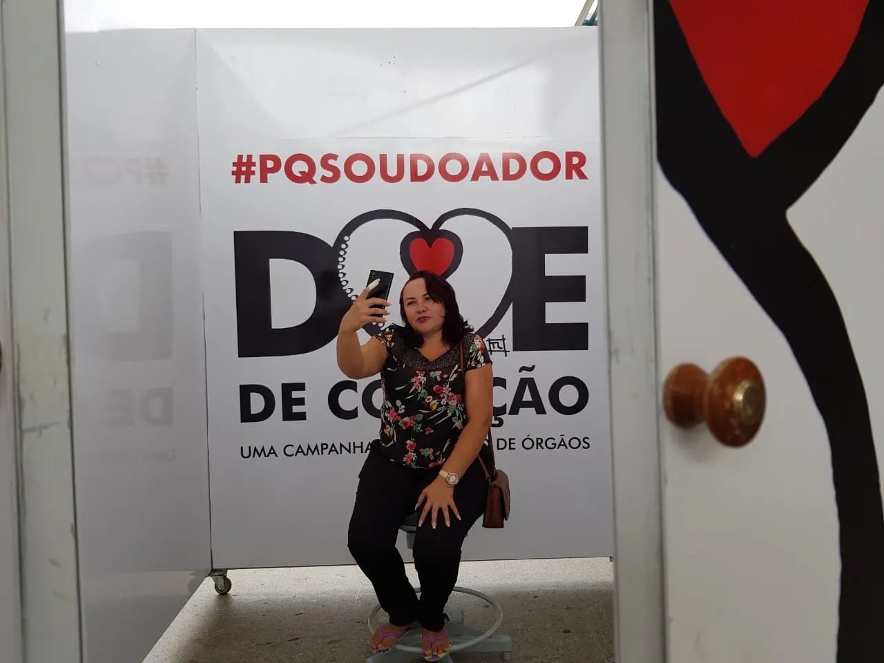 Na cabine de 