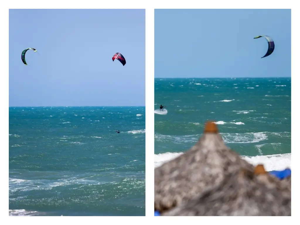 Imagem da notícia Sem fiscalização, praticantes de kitesurf seguem desrespeitando lei em Fortaleza 