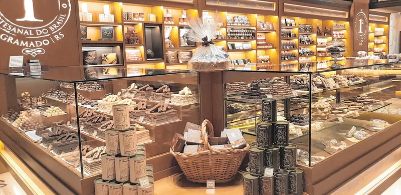 Visitar as fábricas e lojas de chocolate é um deleite para os visitantes 