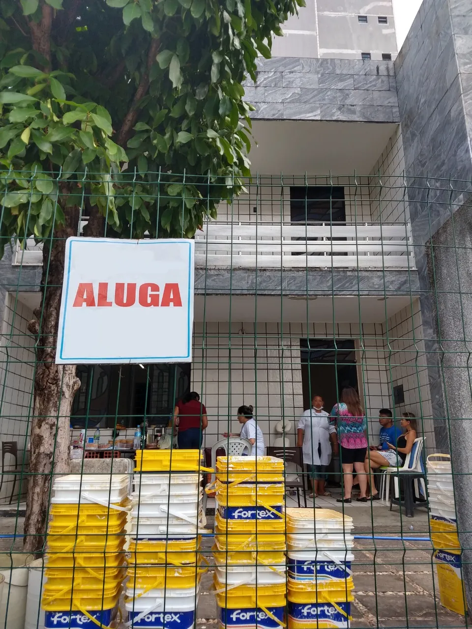Proprietário cedeu imóvel para servir como base para voluntários