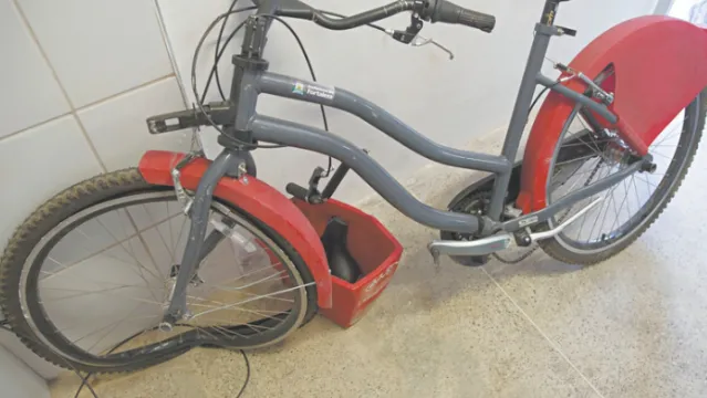 Bicicleta da criança foi levada para delegacia