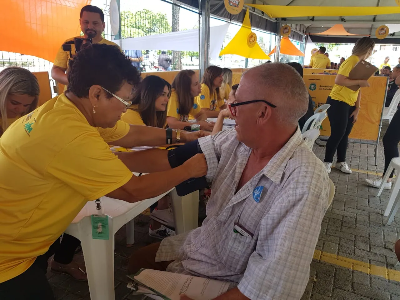 Os moradores da Aerolândia tiveram, à disposição, serviços de atendimento à saúde durante o evento
