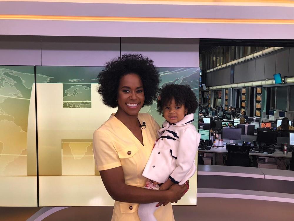 Maju Coutinho Conhece Maria Alice Menina Que Se Identificou Com A Jornalista Na Tv Verso Diario Do Nordeste