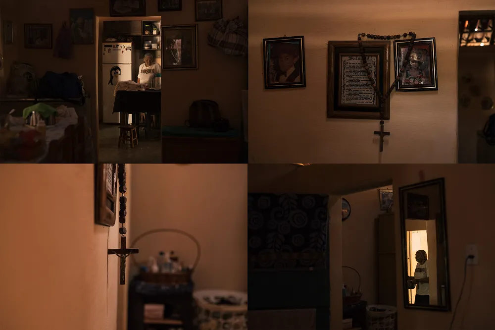 Os detalhes da casa permitem à fotógrafa recuperar traços da própria ancestralidade 