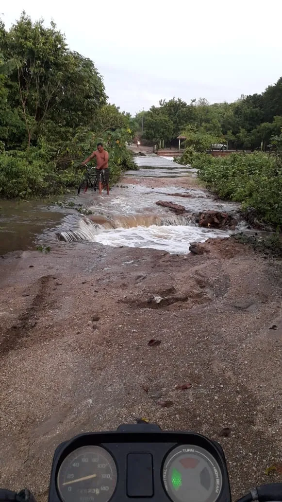 Chuva no município cearense de Varjota