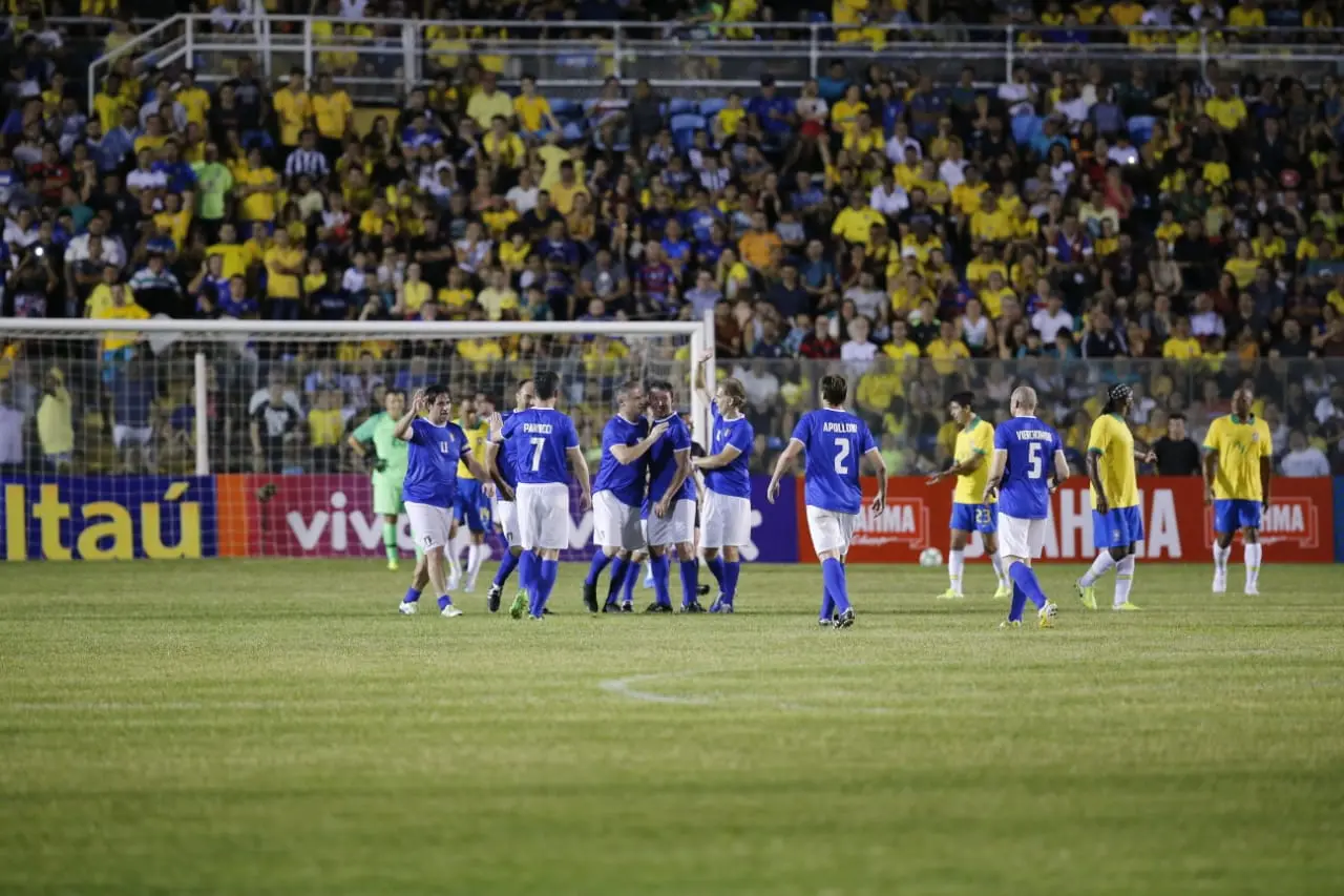 Imagem da notícia Itália vence Brasil em amistoso master no PV e 