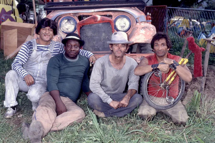 Juntos, Didi, Dedé, Mussum e Zacarias, sempre levaram muita alegria a crianças e adultos por meio da televisão e do cinema 