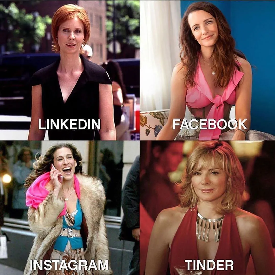Fãs da série Sex and The City lembraram das personagens no novo desafio das redes sociais