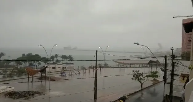 Precipitações no bairro Mucuripe em Fortaleza