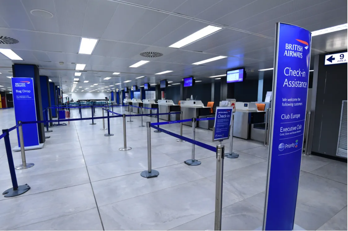 Esvaziamento de aeroportos na Itália