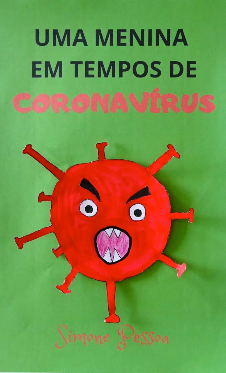 Capa do novo livro infantil de Simone Pessoa, com ilustração da própria autora