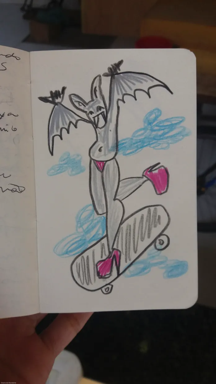 O humor está mais evidente nas obras de quarentena do desenhista Peaug