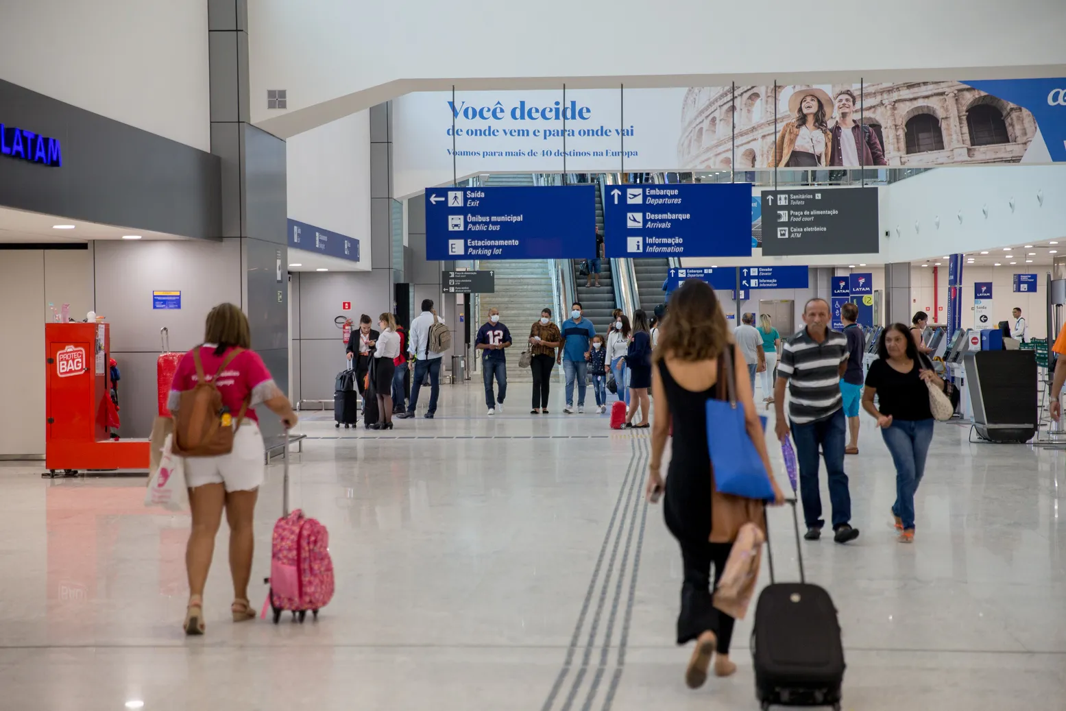 Novo espaço de check-in do Aeroporto de Fortaleza