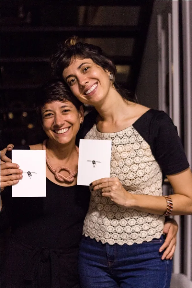 Parceria de mais de uma década entre Bianca Ziegler (à esquerda) e Raisa Christina já resultou em vários trabalhos que aprofundam questões sobre relações afetivas